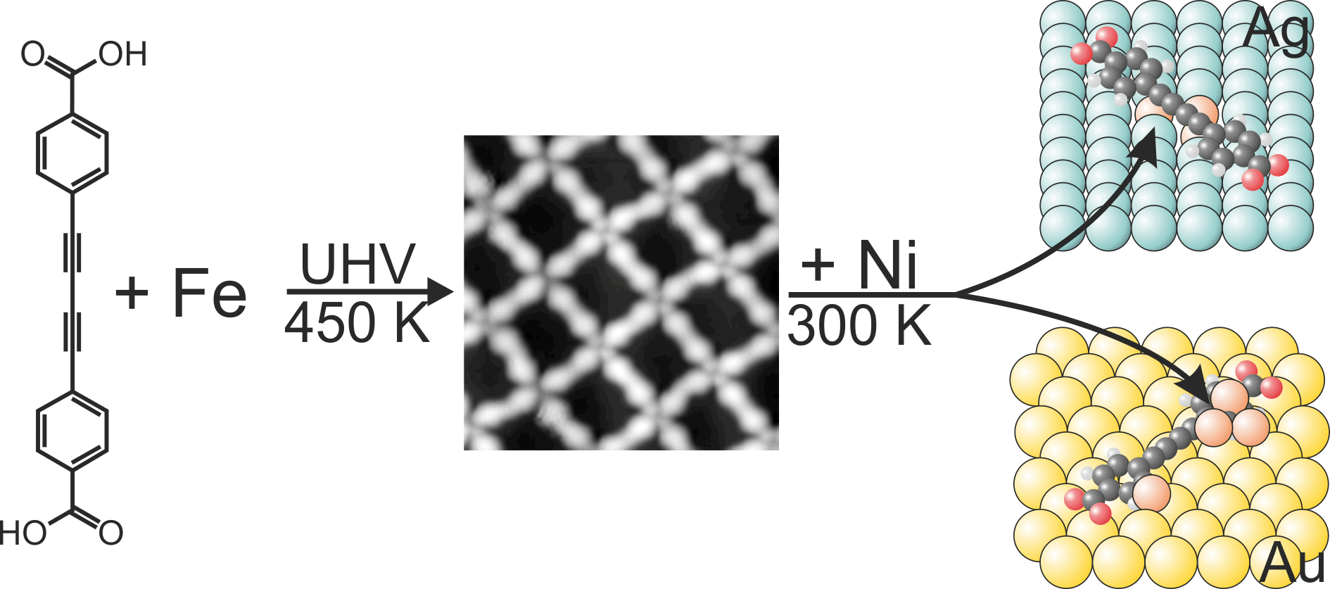 Grafik konnte nicht angezeigt werden (Nickel dekorierte Fe-Carboxylat Koordinationsnetzwerke)